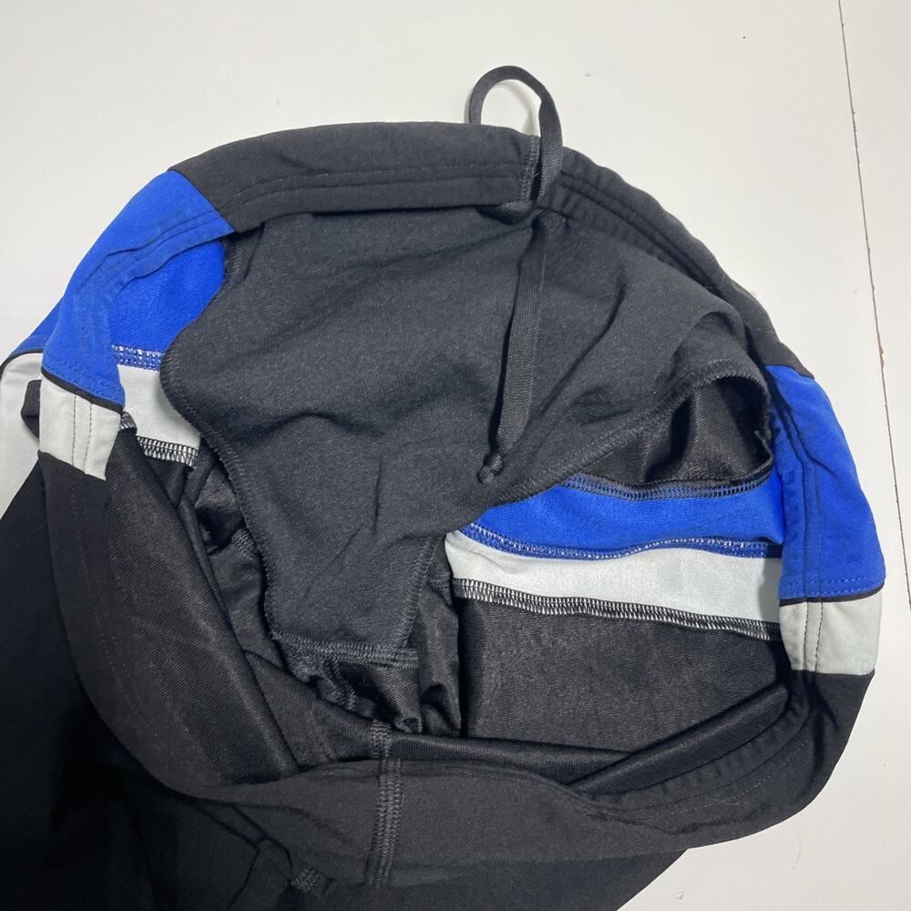 Mens Black wBlue White SPEEDO Competitive Swim Shorts 32 - Picture 9 of 11